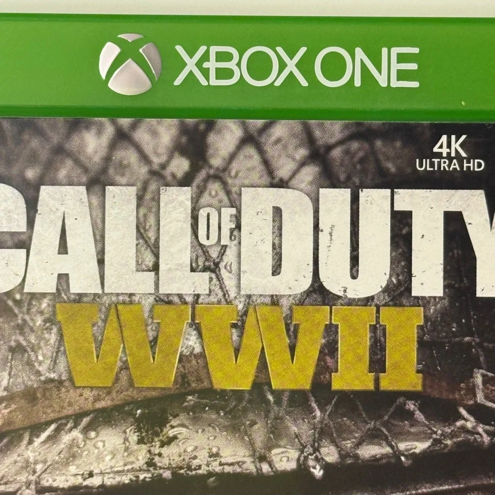 Xbox One Call of Duty WWII Video Game 4K HDR Sledgehammer Activision CIB